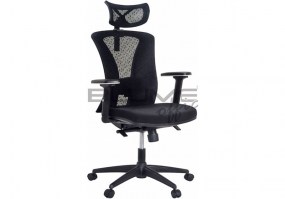 Cadeira-Presidente-giratória-telada-BLM-0241 P-Preta-Blume-Office-HS-Móveis